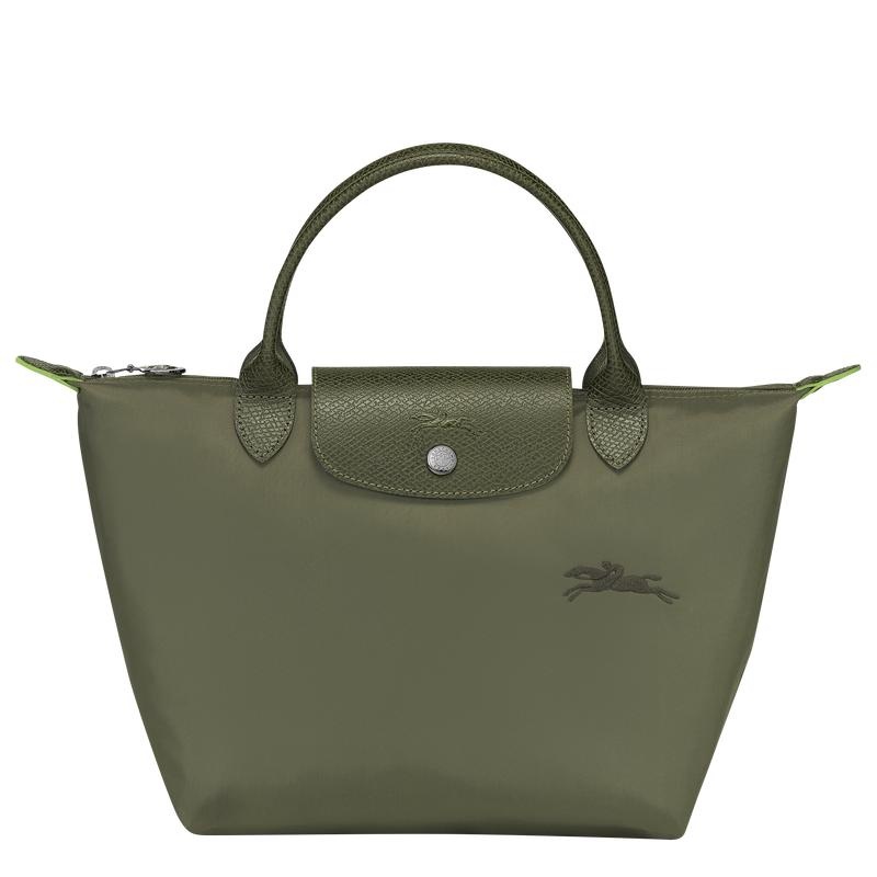 Forest Green Women\'s Longchamp Le Pliage Green S Handbags | 74526-SAFH