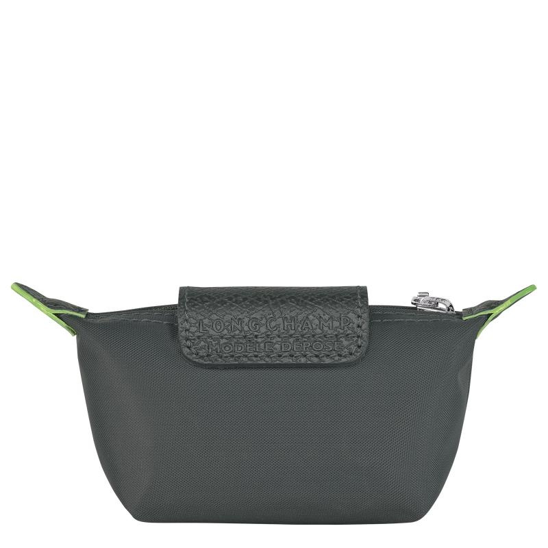 Graphite Grey Men's Longchamp Le Pliage Green Coin Purses | 35287-SFRZ