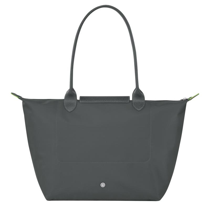 Graphite Grey Women's Longchamp Le Pliage Green L Tote Bag | 61457-JNRK