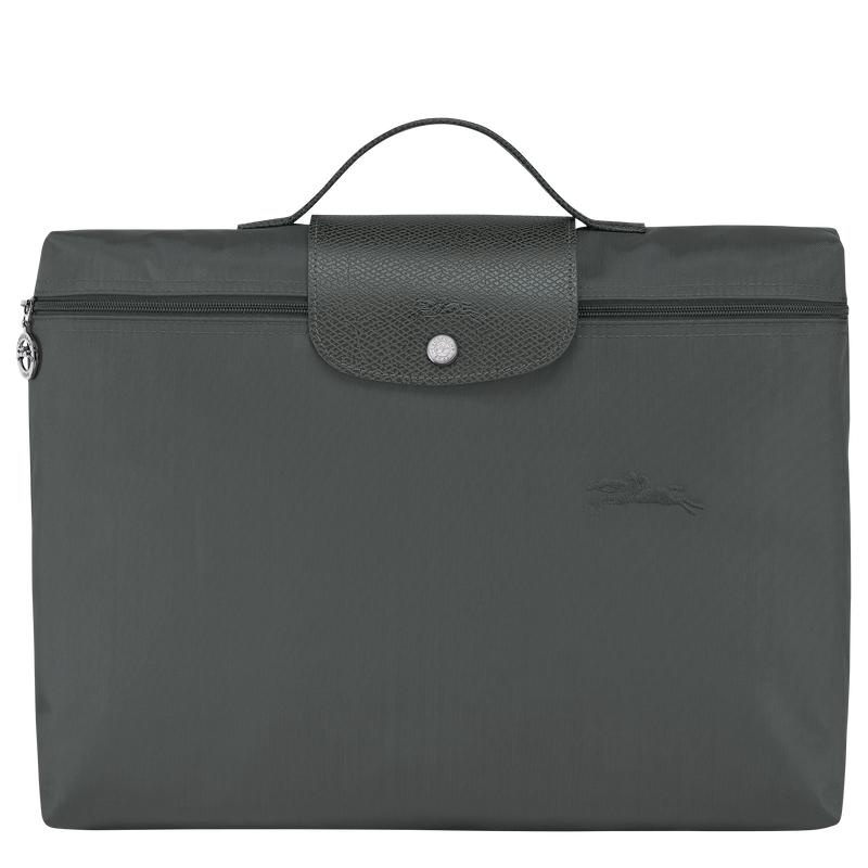 Graphite Grey Women\'s Longchamp Le Pliage Green S Briefcase | 13796-THAE