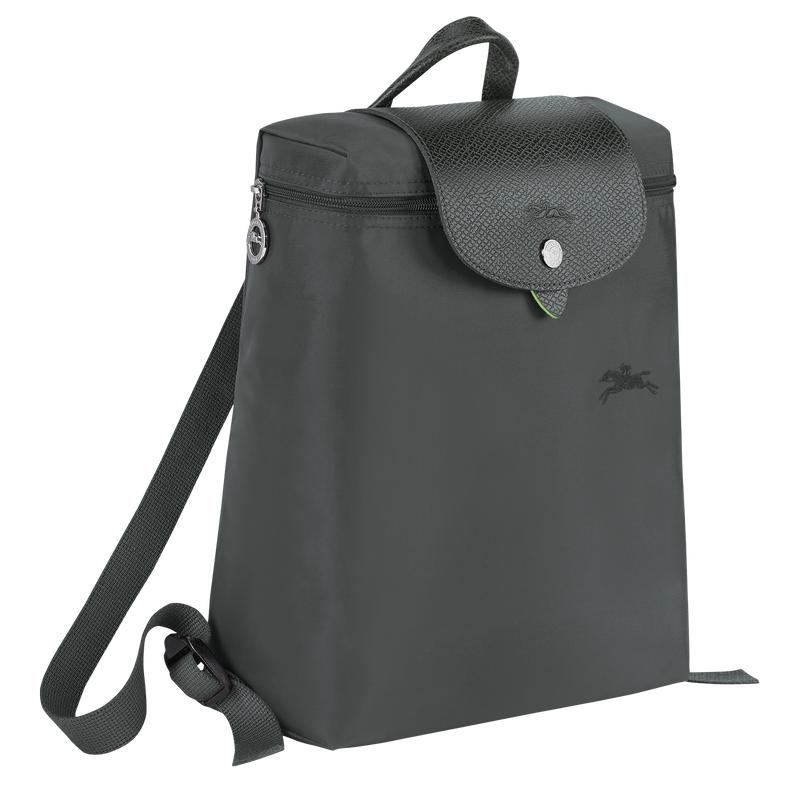 Graphite Grey Women's Longchamp Le Pliage Green M Backpacks | 87639-RIXV