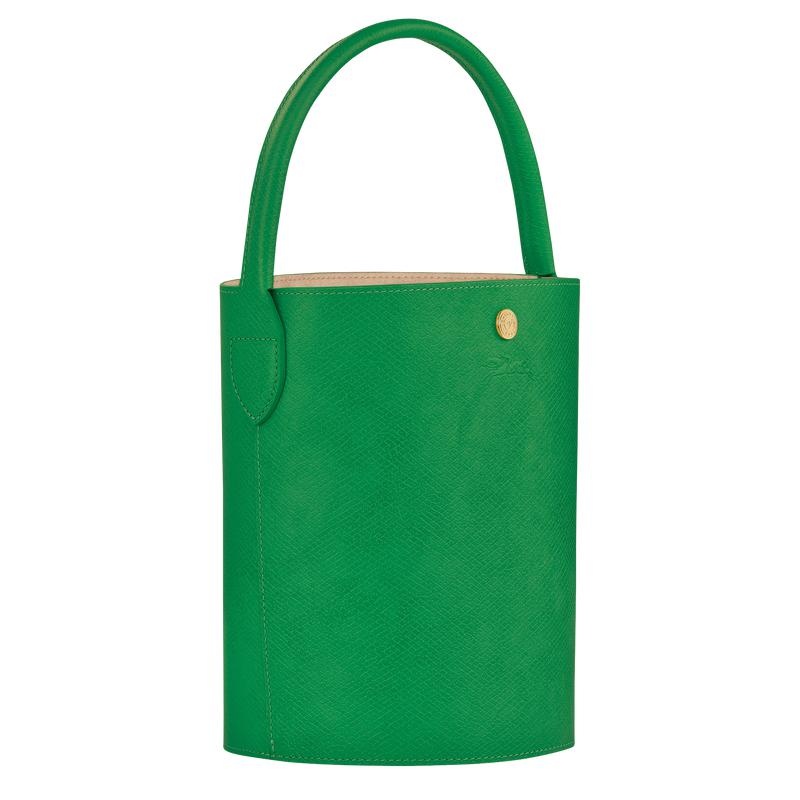 Green Women's Longchamp Épure S Bucket Bag | 09682-FBQJ