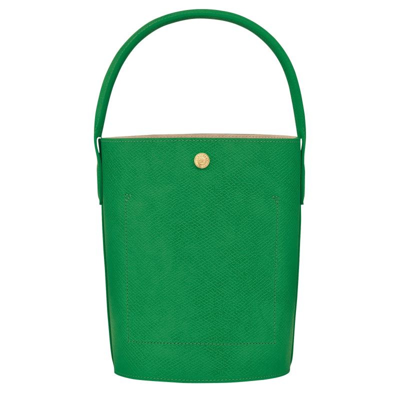 Green Women's Longchamp Épure S Bucket Bag | 09682-FBQJ