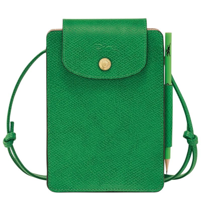 Green Women\'s Longchamp Épure XS Crossbody Bags | 09172-NPJQ