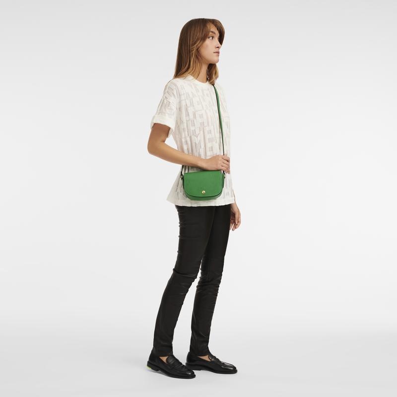 Green Women's Longchamp Épure XS Crossbody Bags | 94056-LVEA