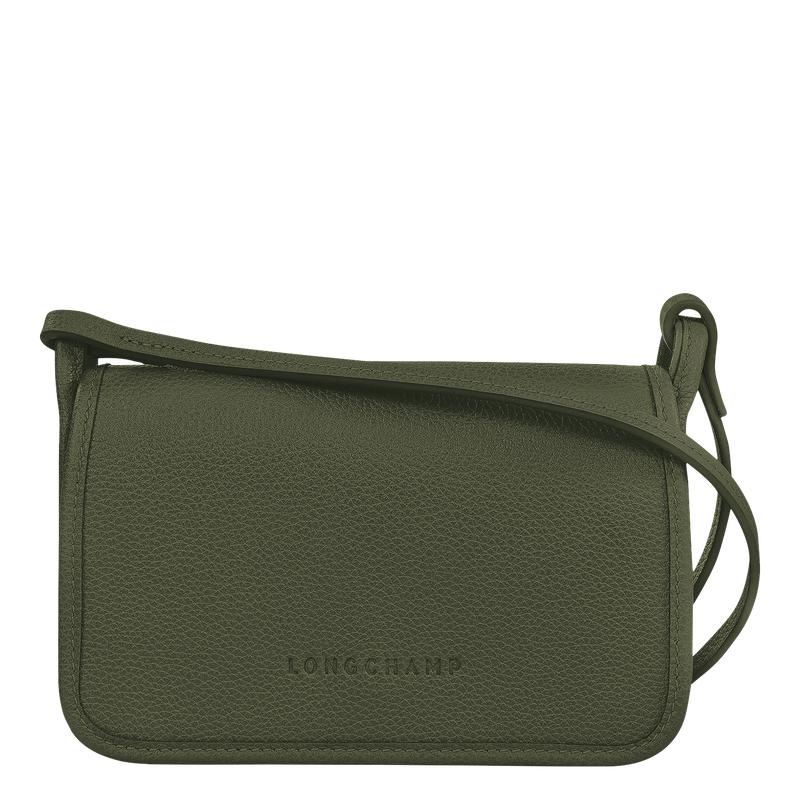 Khaki Women\'s Longchamp Le Foulonné XS Clutch Purse | 26371-VZIQ