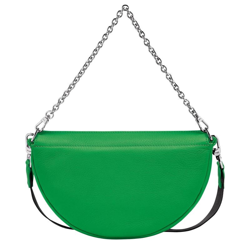 Lawn Green Women's Longchamp Smile S Crossbody Bags | 40392-NAUD