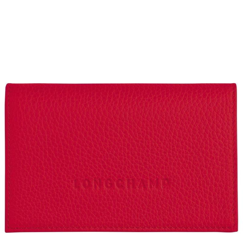 Love Red Men\'s Longchamp Le Foulonné Cardholders | 19304-AOKY