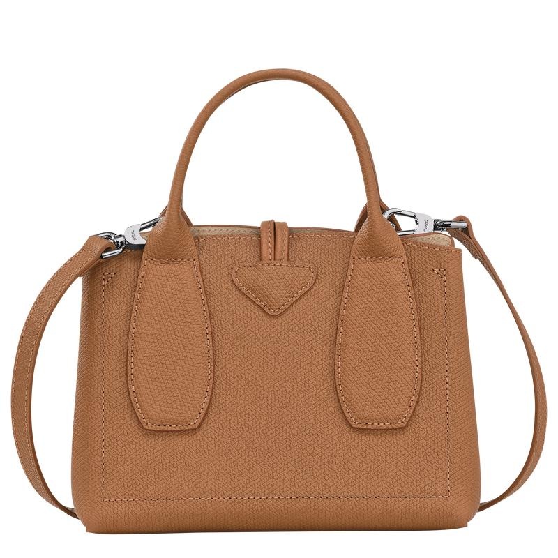 Natural Brown Women's Longchamp Roseau S Handbags | 76534-ADYI