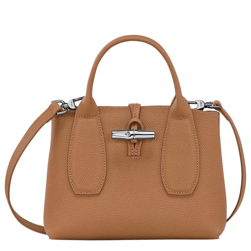 Natural Brown Women\'s Longchamp Roseau S Handbags | 76534-ADYI