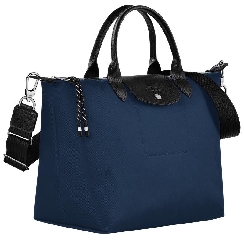 Navy Men's Longchamp Le Pliage Energy L Handbags | 73028-BQMI