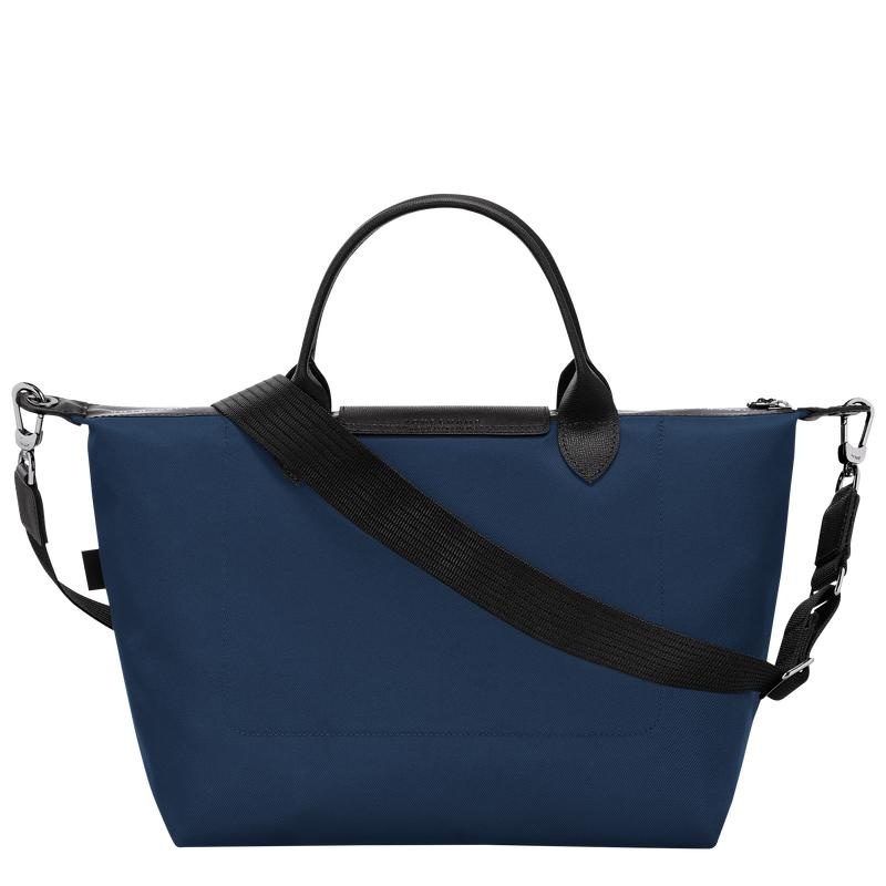 Navy Men's Longchamp Le Pliage Energy L Handbags | 73028-BQMI