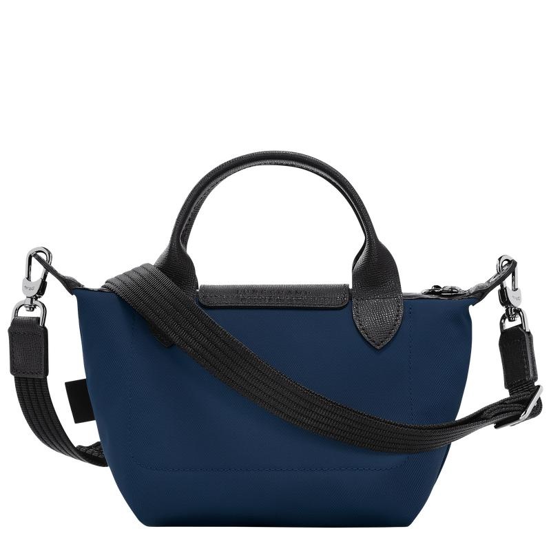 Navy Men's Longchamp Le Pliage Energy XS Handbags | 42037-XJMQ