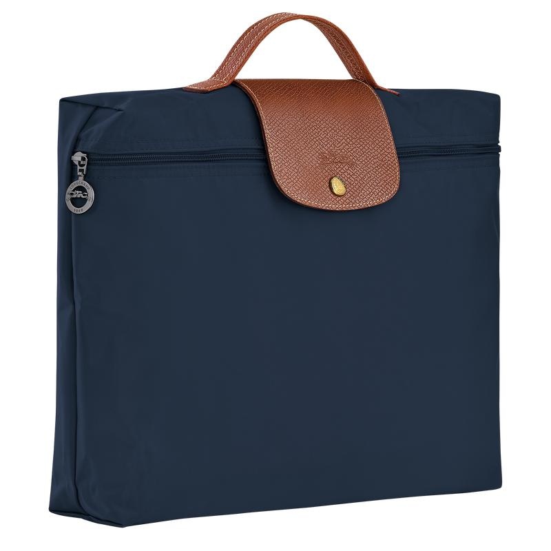 Navy Men's Longchamp Le Pliage Original S Briefcase | 06492-ZNKO