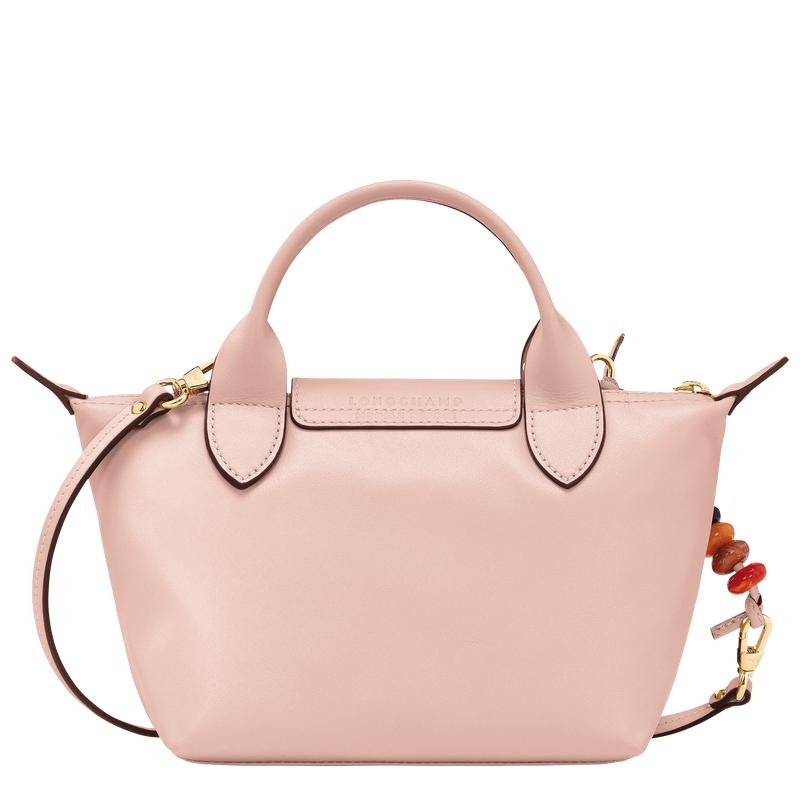 Nude Pink Women's Longchamp Le Pliage Xtra XS Handbags | 87495-EHVA