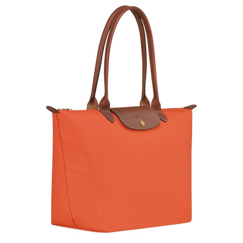 Orange Women's Longchamp Le Pliage Original L Tote Bag | 94187-BHEL