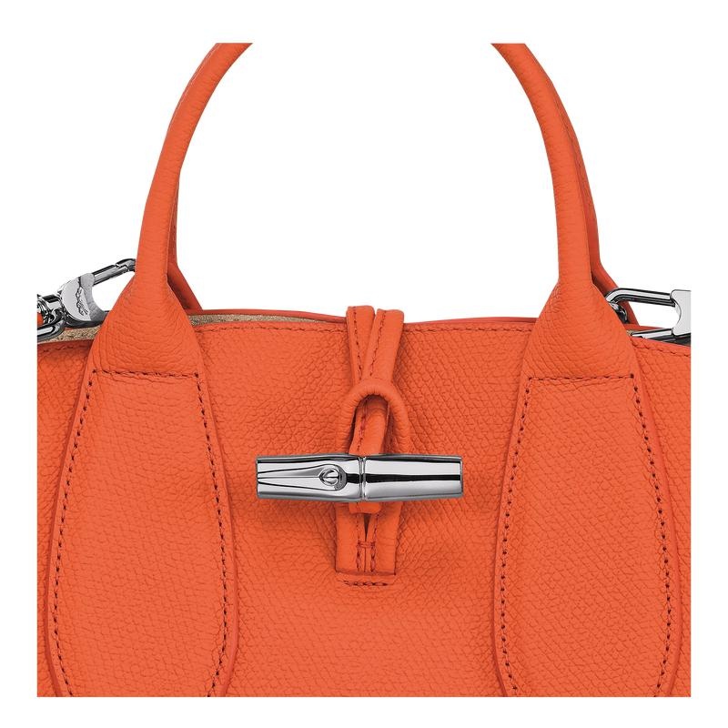 Orange Women's Longchamp Roseau S Handbags | 61803-YAMK