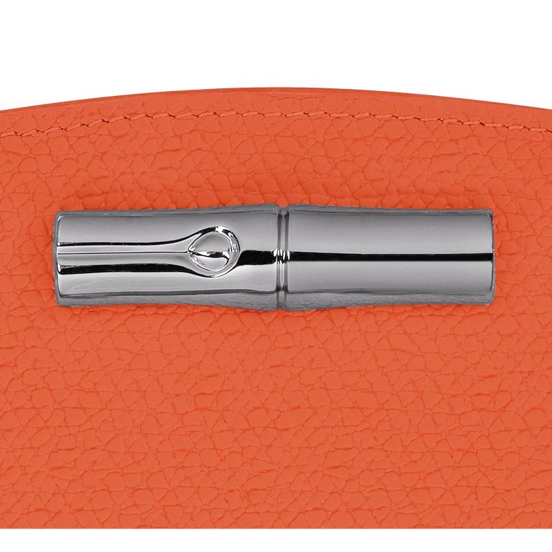 Orange Women's Longchamp Roseau Wallets | 97562-IBLE