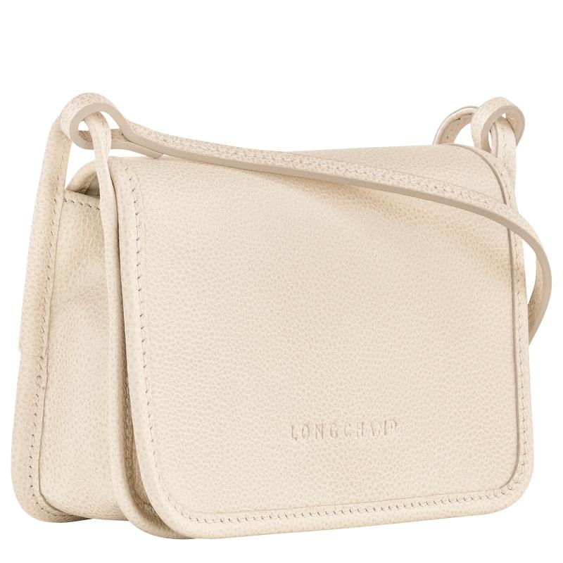 Paper White Women's Longchamp Le Foulonné XS Clutch Purse | 64279-XILG