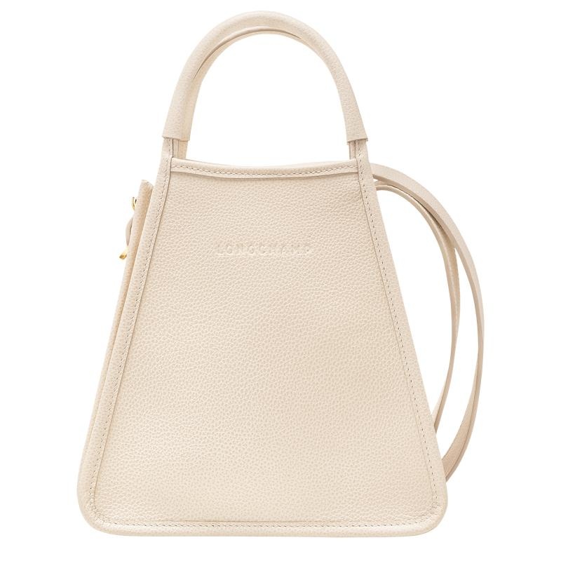 Paper White Women\'s Longchamp Le Foulonné S Handbags | 63415-SGZB