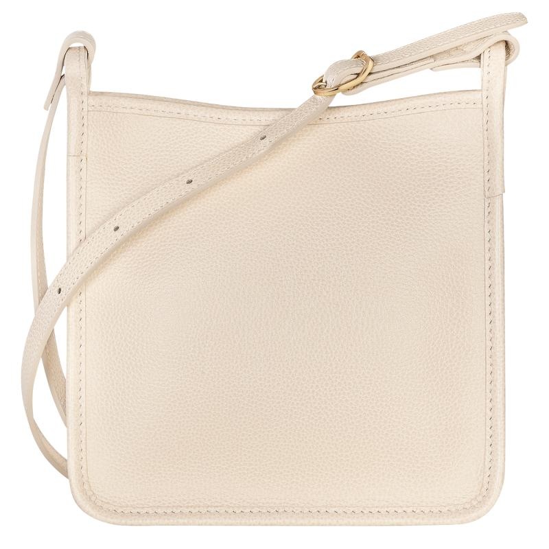 Paper White Women's Longchamp Le Foulonné S Crossbody Bags | 13460-RFDB