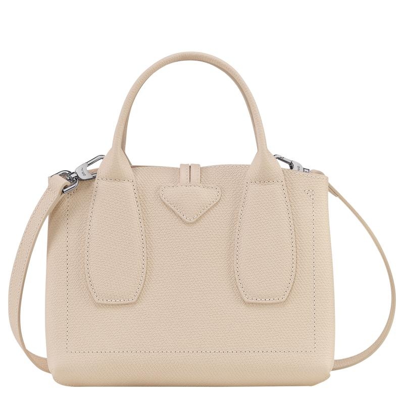 Paper White Women's Longchamp Roseau S Handbags | 94275-WKRL