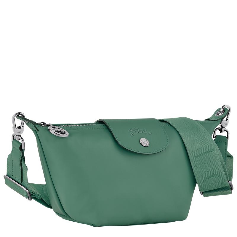 Sage Green Men's Longchamp Le Pliage Xtra XS Crossbody Bags | 02183-SZVM