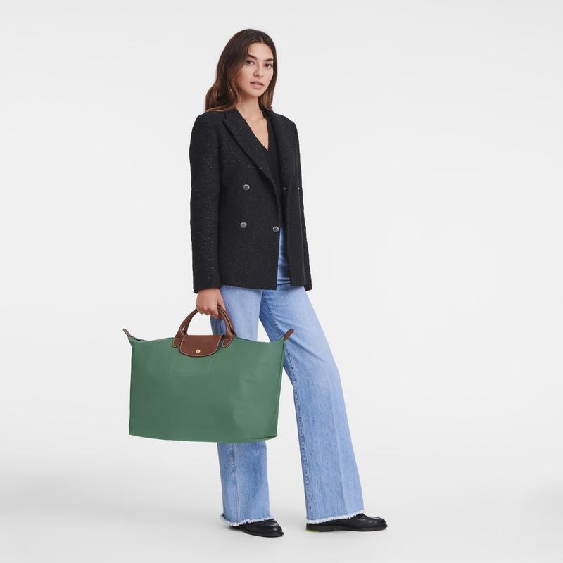 Sage Green Women's Longchamp Le Pliage Original S Travel Bags | 05793-QTDZ