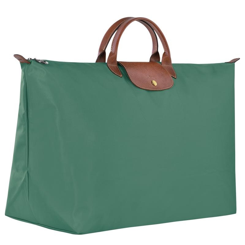 Sage Green Women's Longchamp Le Pliage Original M Travel Bags | 01235-EUIR