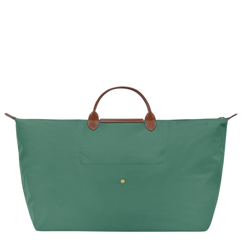 Sage Green Women's Longchamp Le Pliage Original M Travel Bags | 01235-EUIR