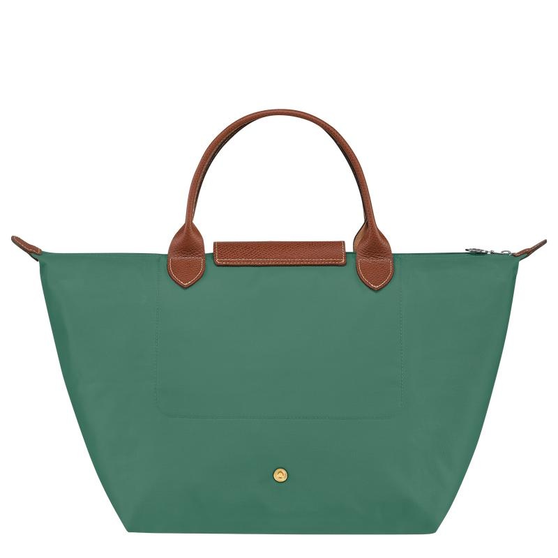 Sage Green Women's Longchamp Le Pliage Original M Handbags | 46719-BMPT