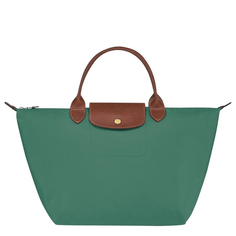 Sage Green Women\'s Longchamp Le Pliage Original M Handbags | 46719-BMPT