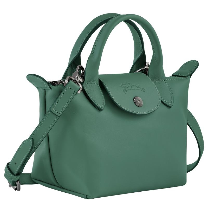 Sage Green Women's Longchamp Le Pliage Xtra XS Handbags | 58407-ROWL