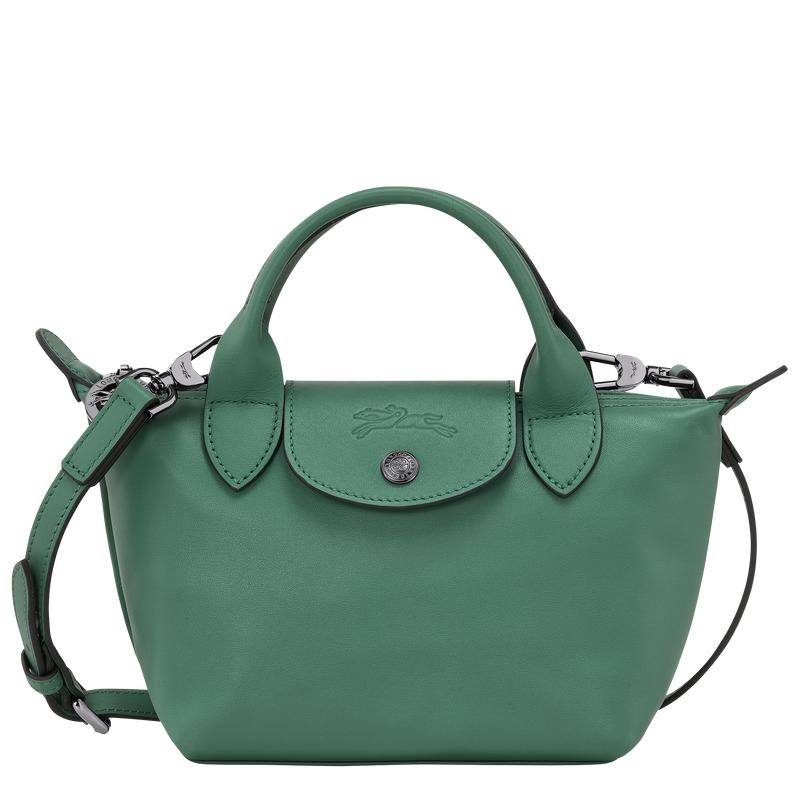 Sage Green Women\'s Longchamp Le Pliage Xtra XS Handbags | 58407-ROWL