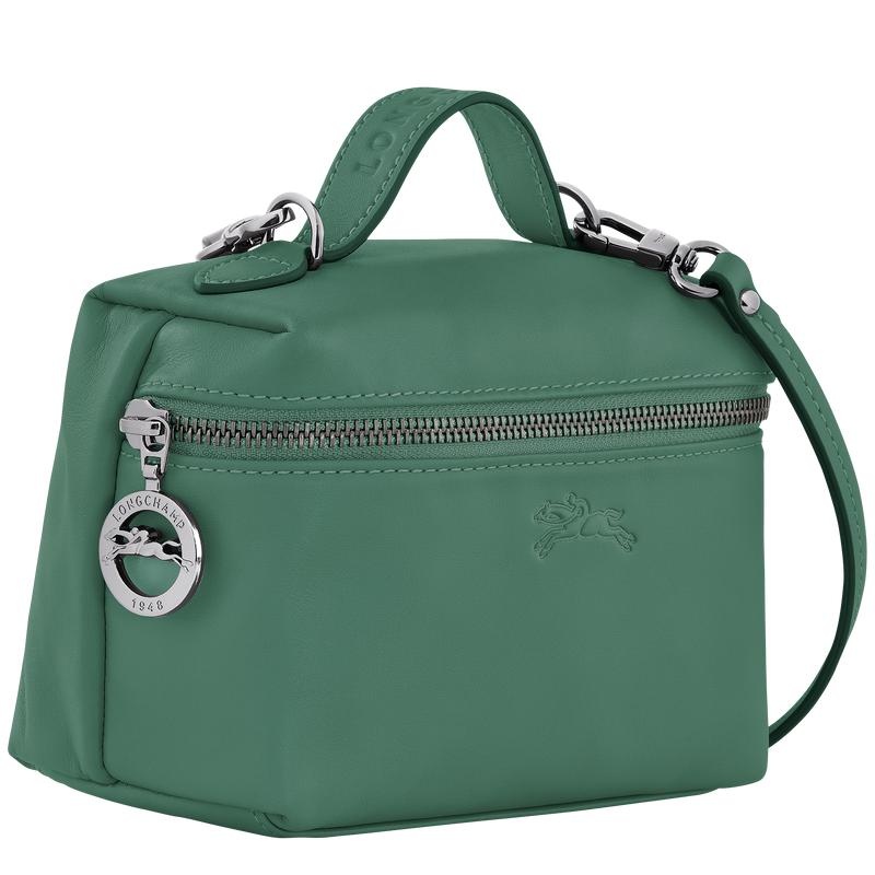 Sage Green Women's Longchamp Le Pliage Xtra XS Vanity Crossbody Bags | 50679-JNGX