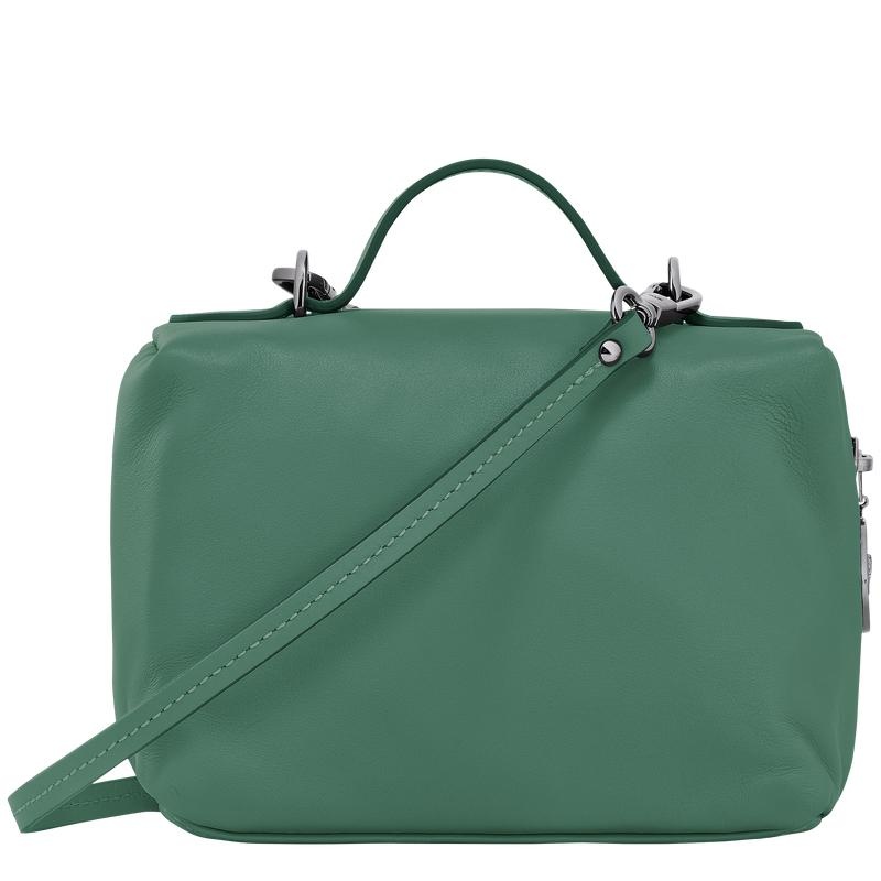 Sage Green Women's Longchamp Le Pliage Xtra XS Vanity Crossbody Bags | 50679-JNGX