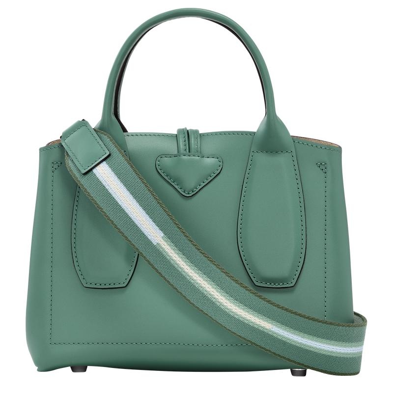 Sage Green Women's Longchamp Roseau S Handbags | 93605-BHRA