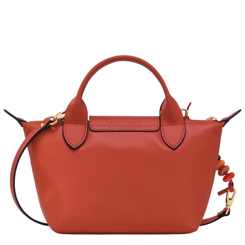 Sienna Red Women's Longchamp Le Pliage Xtra XS Handbags | 93174-SAOZ