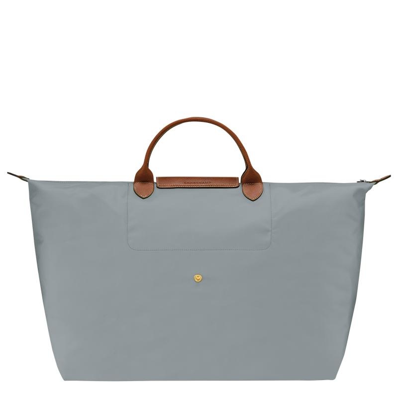 Steel Grey Men's Longchamp Le Pliage Original S Travel Bags | 30658-CXRN