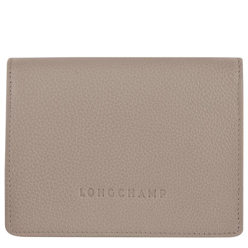 Turtledove Grey Men\'s Longchamp Le Foulonné Wallets | 79348-ZBQX