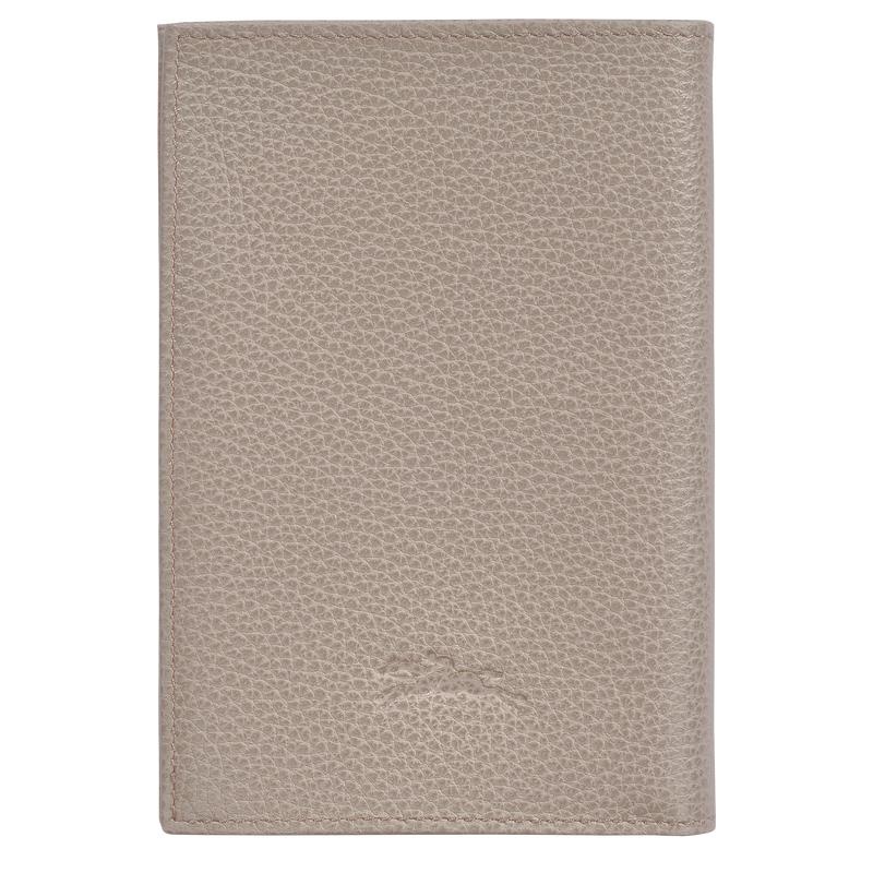 Turtledove Grey Men's Longchamp Le Foulonné Passport cover Passport Bag | 20951-ORKQ