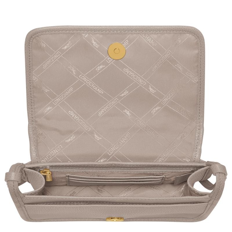 Turtledove Grey Women's Longchamp Le Foulonné XS Clutch Purse | 40321-SYWZ