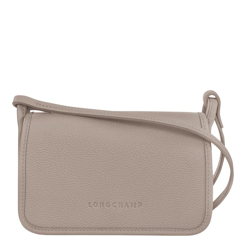 Turtledove Grey Women\'s Longchamp Le Foulonné XS Clutch Purse | 40321-SYWZ