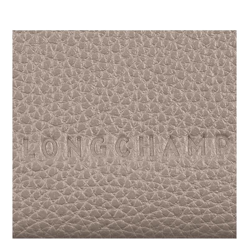 Turtledove Grey Women's Longchamp Le Foulonné Cardholders | 93504-RQTW