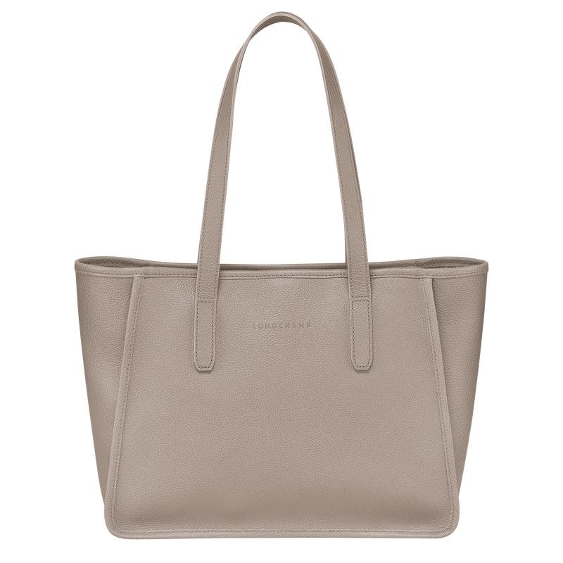 Turtledove Grey Women\'s Longchamp Le Foulonné L Tote Bag | 75816-ESYA