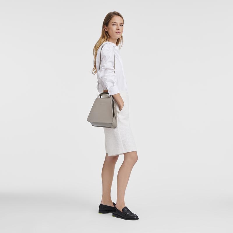 Turtledove Grey Women's Longchamp Le Foulonné S Handbags | 90186-CTBZ