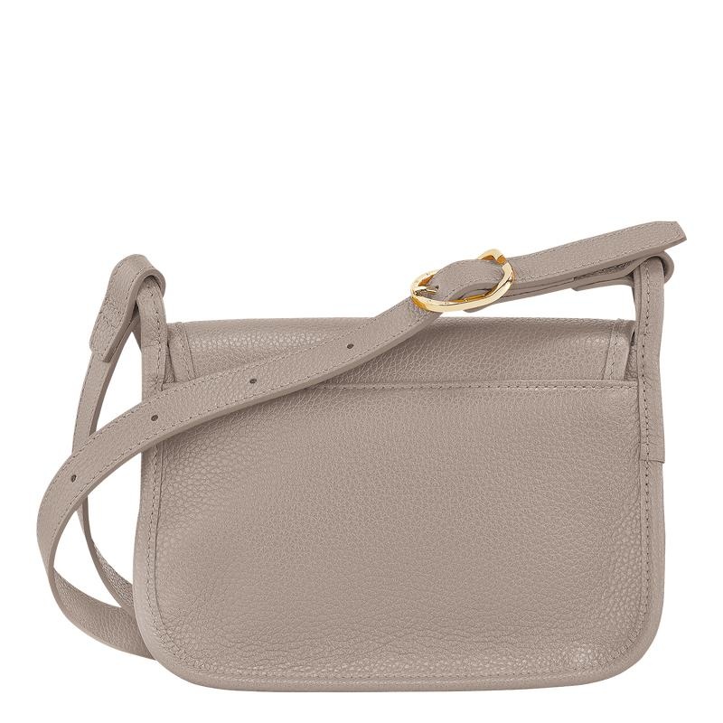 Turtledove Grey Women's Longchamp Le Foulonné S Crossbody Bags | 97802-MUFY