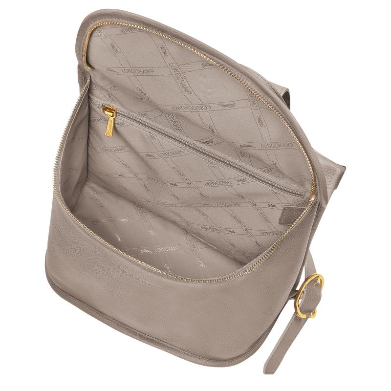 Turtledove Grey Women's Longchamp Le Foulonné Backpacks | 78614-GIYK