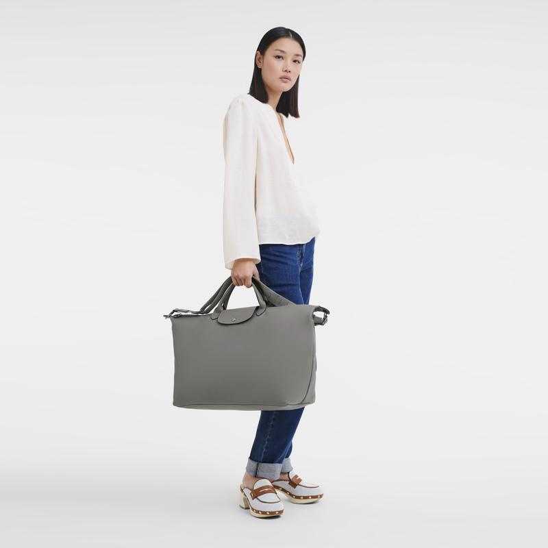 Turtledove Grey Women's Longchamp Le Pliage Xtra S Travel Bags | 08945-KFSC