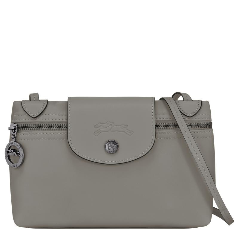 Turtledove Grey Women\'s Longchamp Le Pliage Xtra XS Crossbody Bags | 94065-UVYN